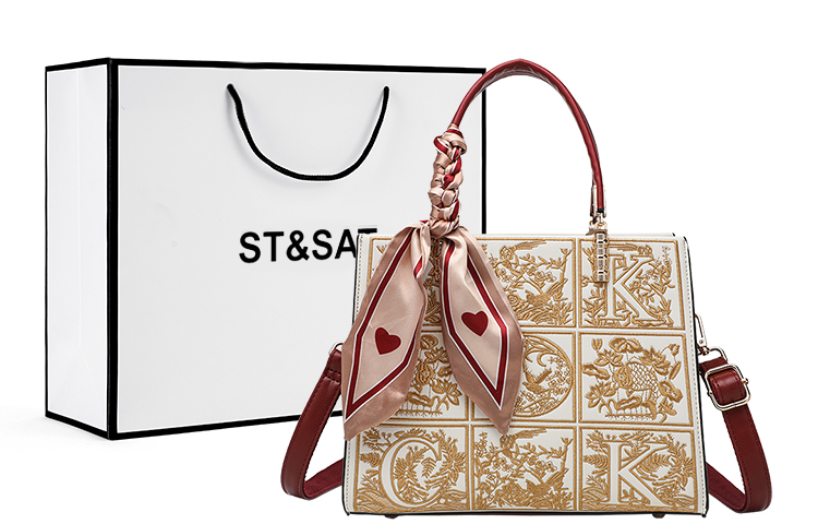 

Синтетическая кожаная сумка-шоппер свадебная сумка через плечо кроссбоди клатч обычная женская абрикосовая красная ST&SAT