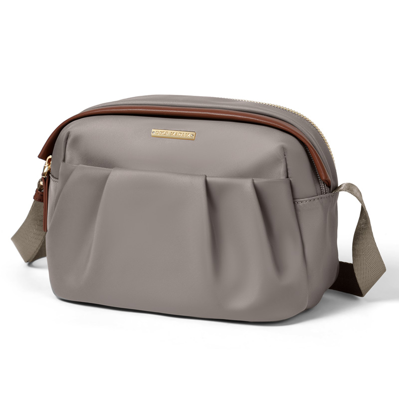 

GOLF Сумка через плечо из ткани с искусственной кожей малого размера женская разноцветная, Khaki Brown (Style 1)