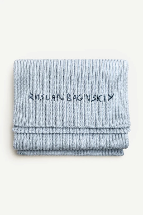 

Шерстяной шарф Руслана Багинского Ruslan Baginskiy, синий