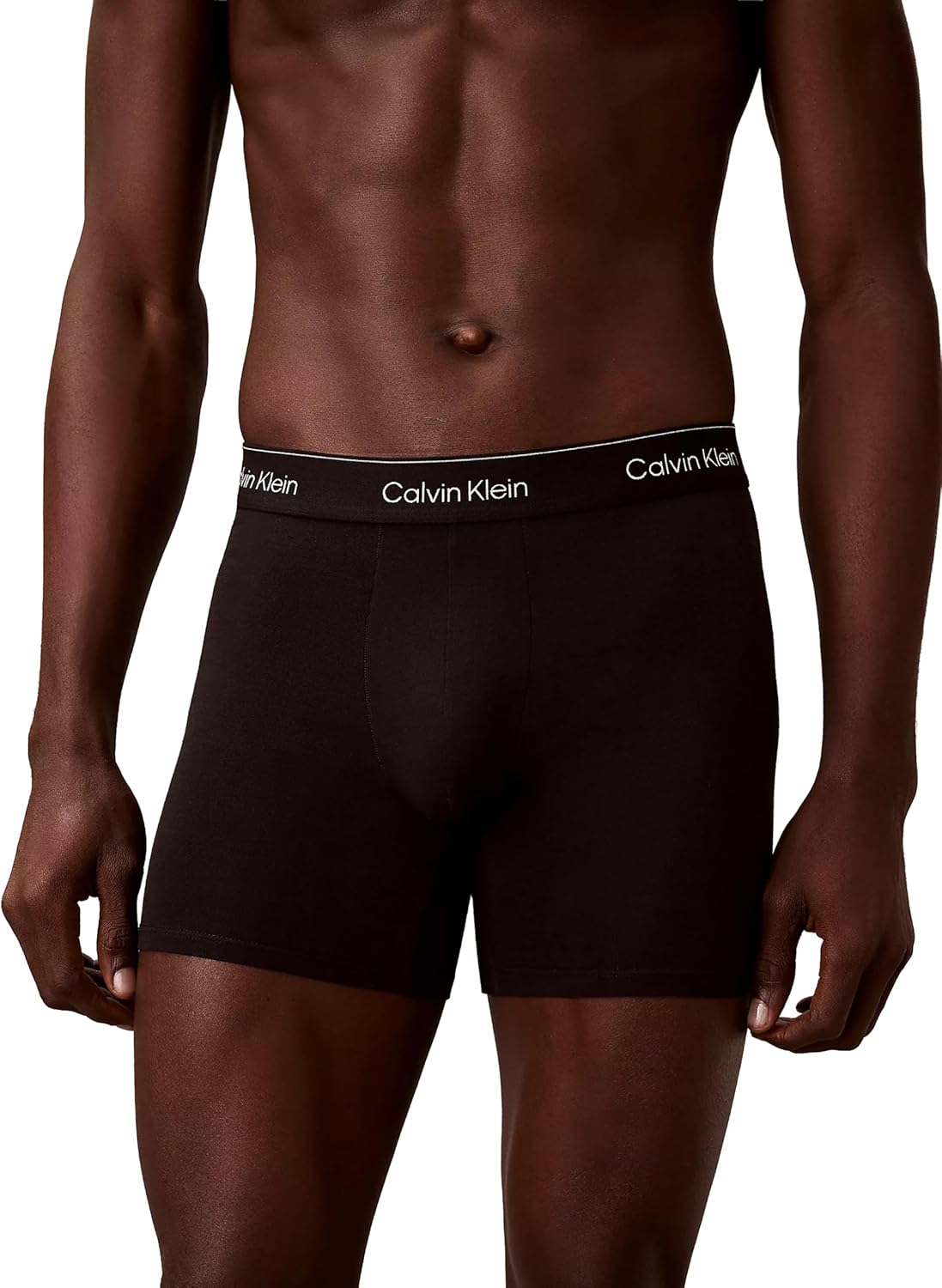 Комплект из 3 пар трусов-боксеров Calvin Klein Icon Men's, хлопковый стрейч, Black/Adrenaline Rush/Sleet — фото 2