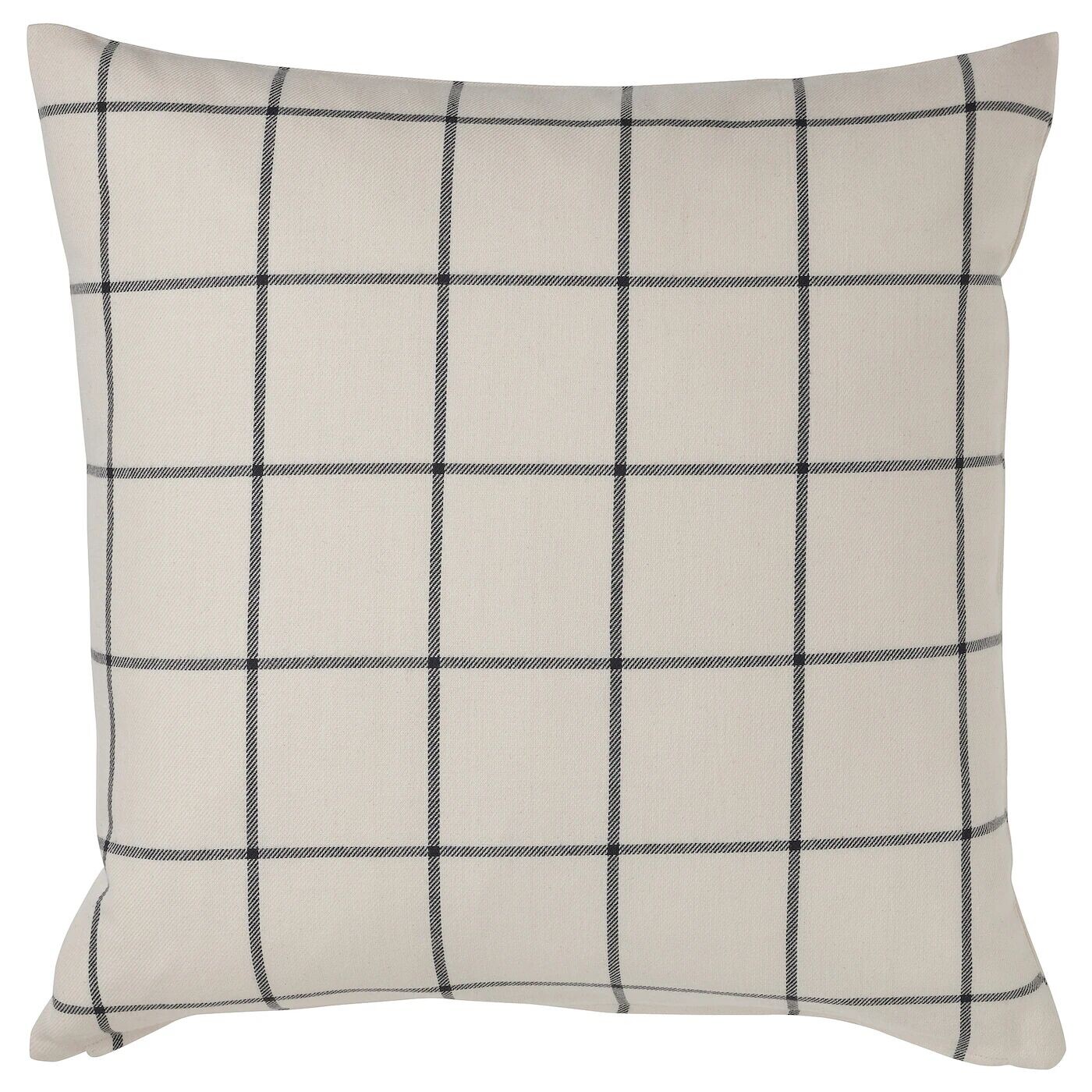 

Чехол на подушку, слоновая кость белый/черный, 50x50 см, SPIKKLUBBA IKEA