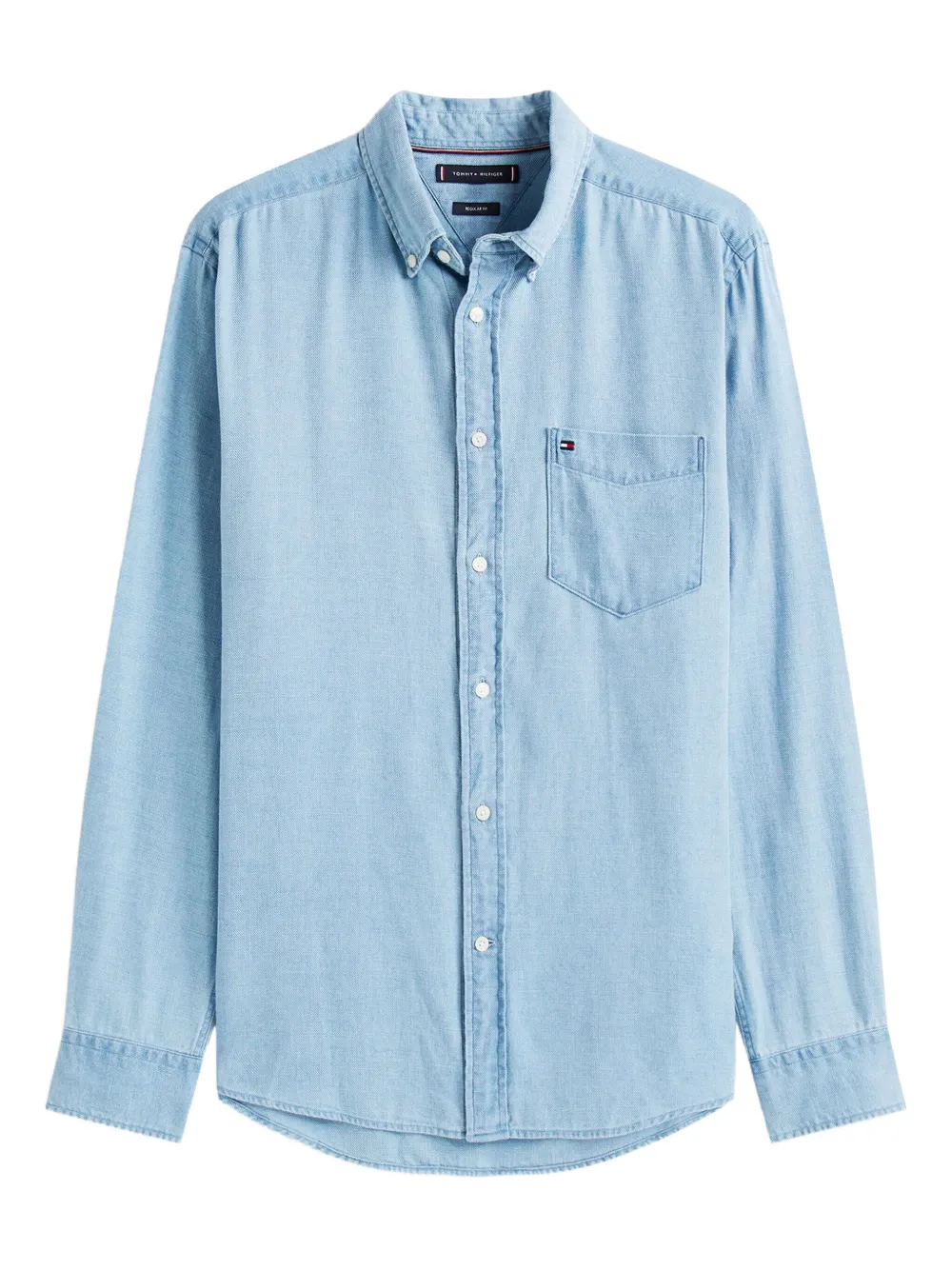 

Рубашка с длинными рукавами и карманами Tommy Hilfiger, синий