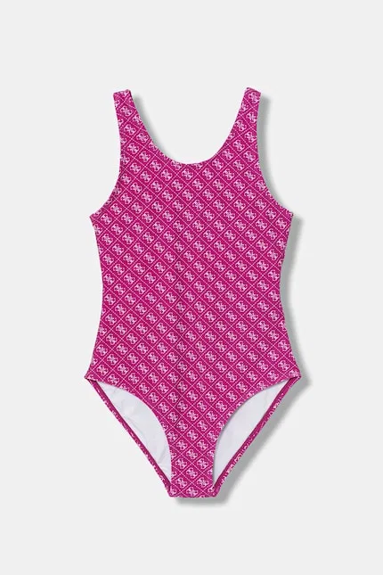 Купальник монокини с логотипом Guess, розовый