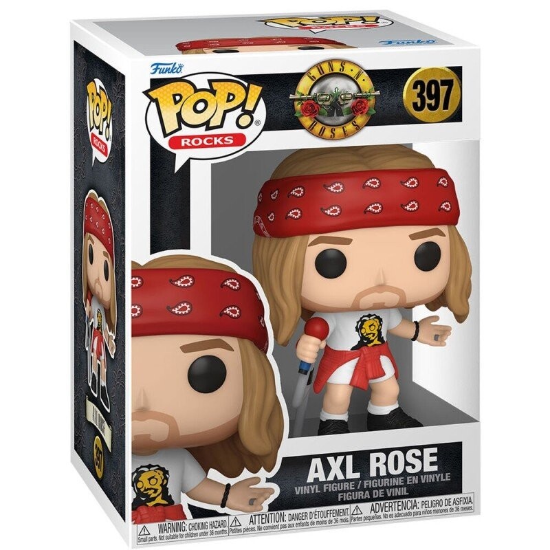 

Funko POP! Скалы, коллекционная фигурка, GnR, Axel Rose, 397