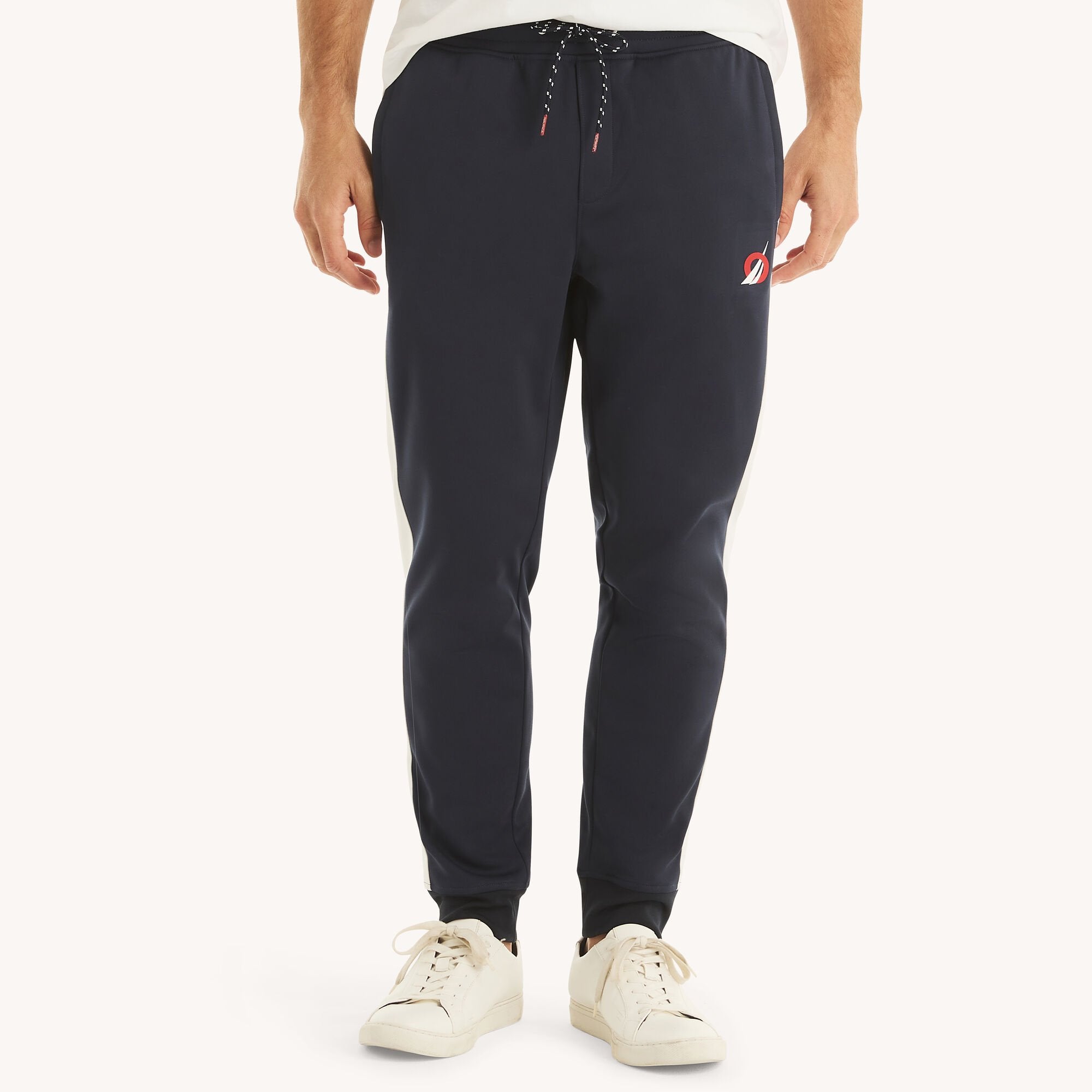 

Мужские флисовые джоггеры Nautica Colorblock, темно-синий