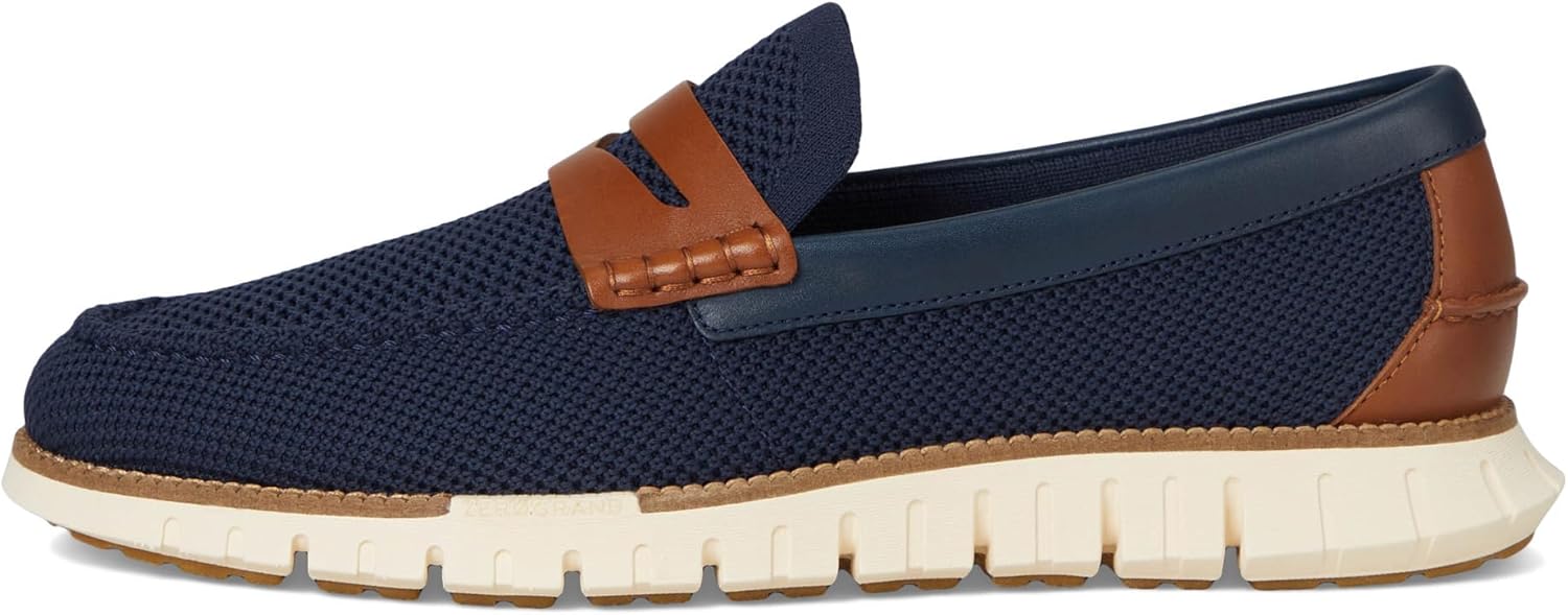 Мужские кроссовки Cole Haan Zerogrand Remastered Stitchlite, синий/коричневый/темно-синий — фото 4