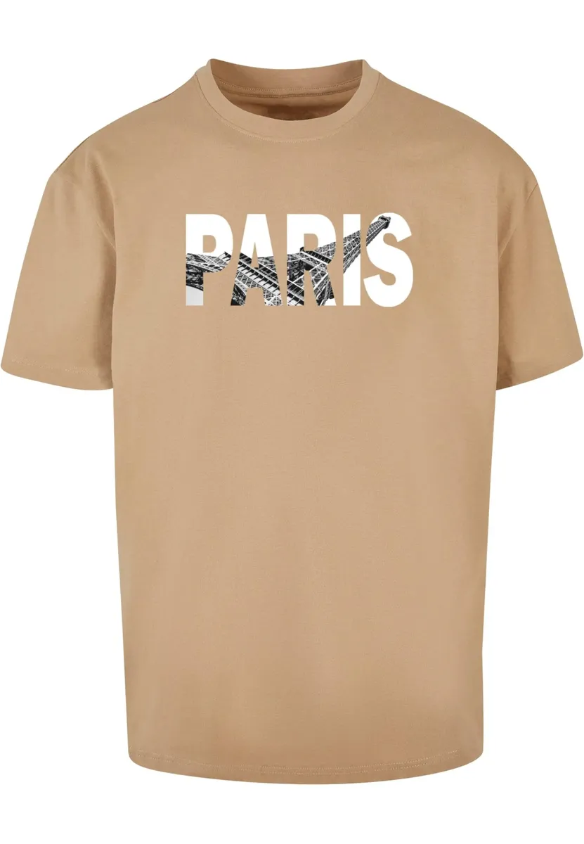 

Футболка Merchcode "Мужская футболка Merchcode Paris Eiffel Tower Heavy Oversize ", бежевый