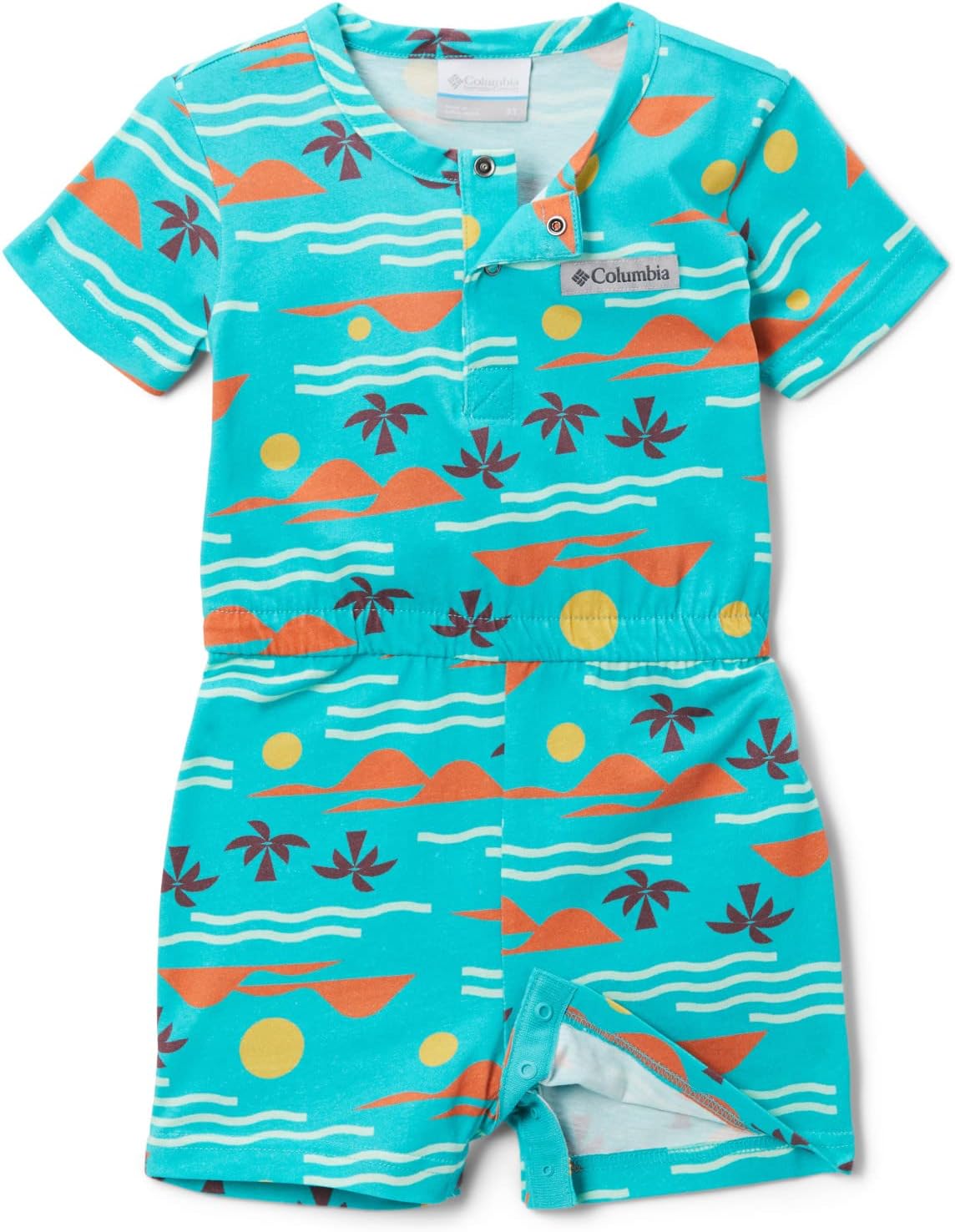 

Columbia Unisex Baby Little Sur Playsuit, Bright Aqua Seaside