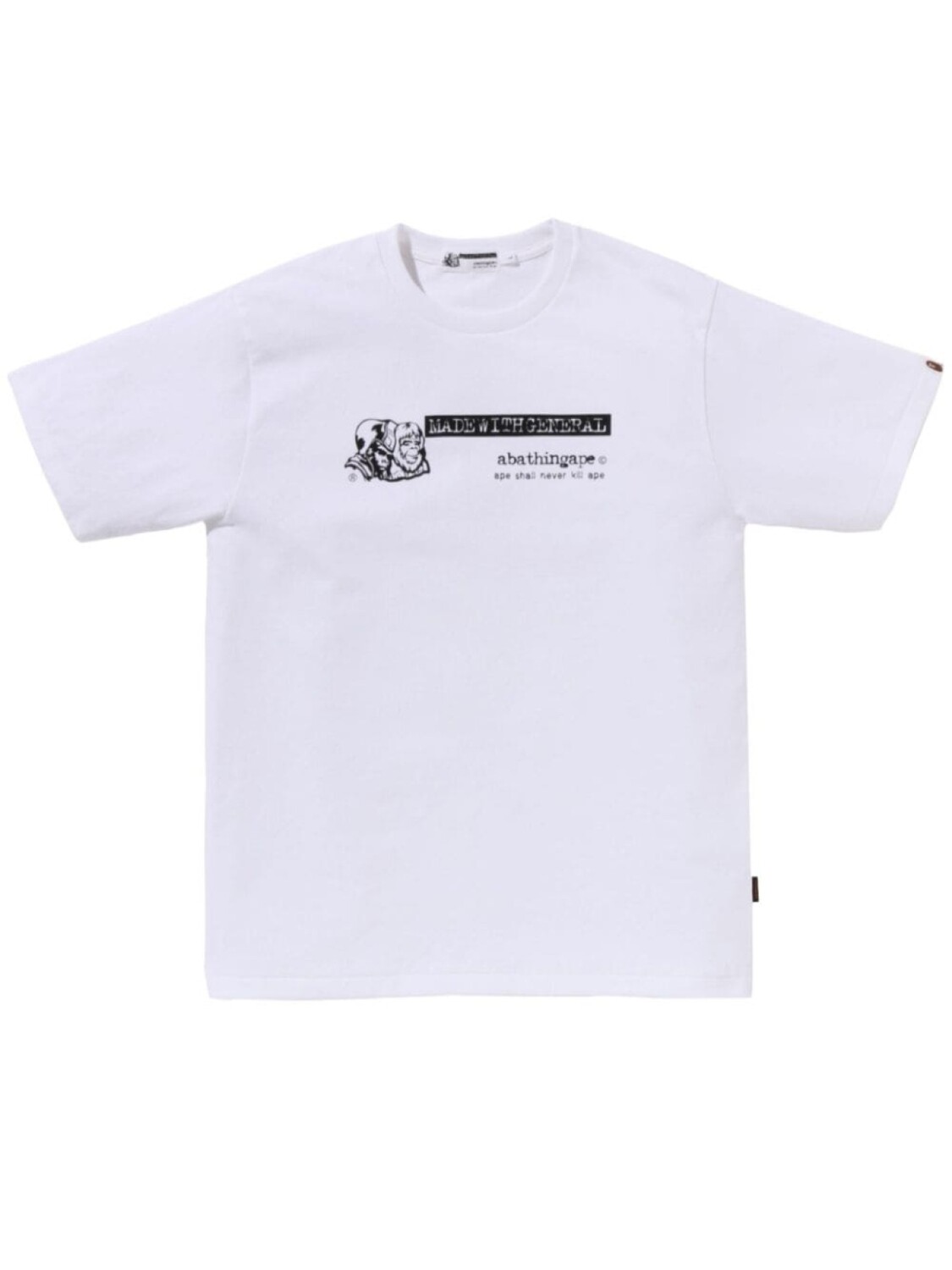 

Футболка с логотипом A BATHING APE, белый