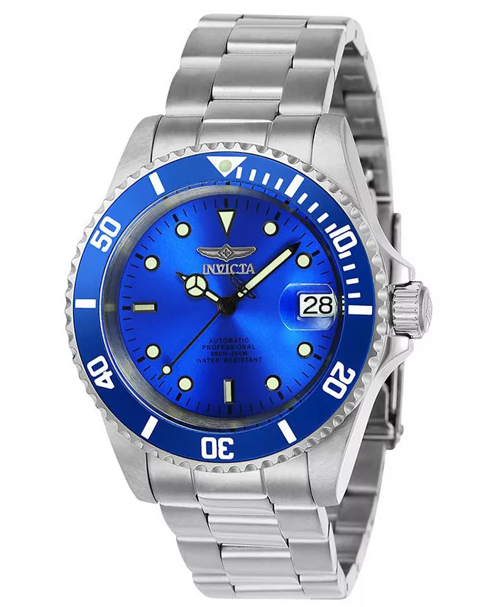 

Мужские часы Pro Diver 24761 с автоматическим механизмом, тремя стрелками и синим циферблатом Invicta, синий