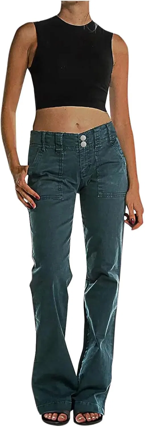 Джинсы клеш джинсовые Navy