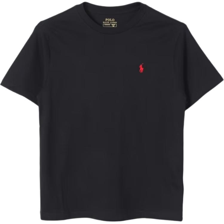 Футболка SS23 черная детская Polo Ralph Lauren — фото 2