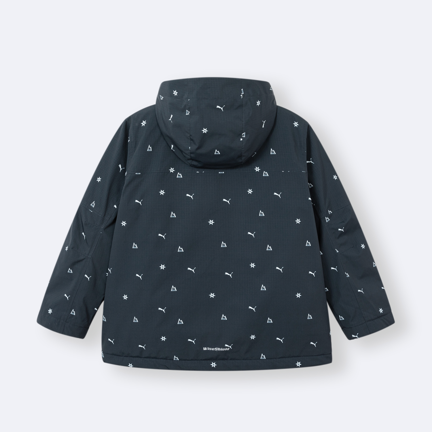 Пуховик Black Floral Tone детский PUMA, черный мультиколор — фото 3