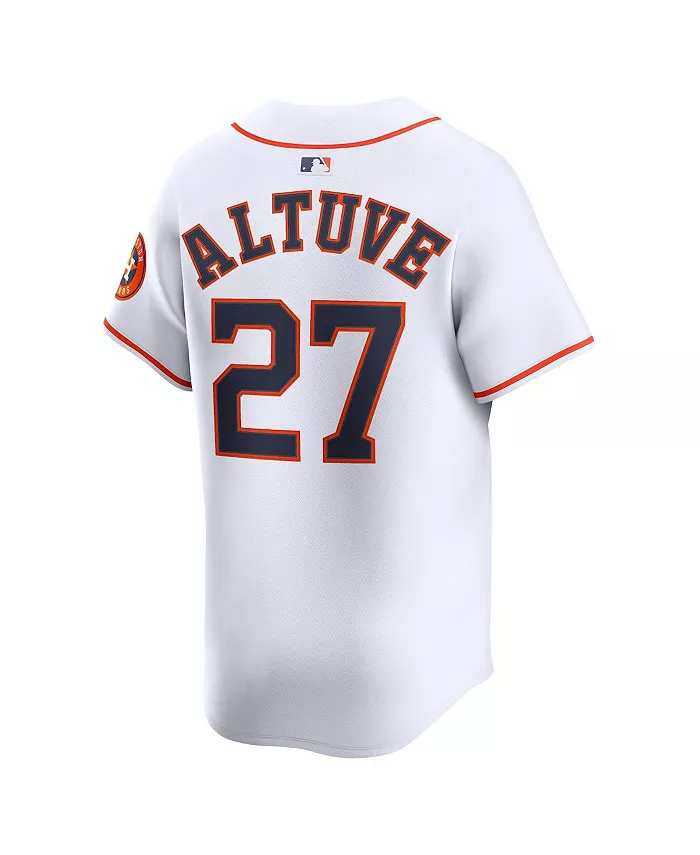 Мужская серая дорожная лимитированная джерси Houston Astros с именем Jose Altuve Nike — фото 3