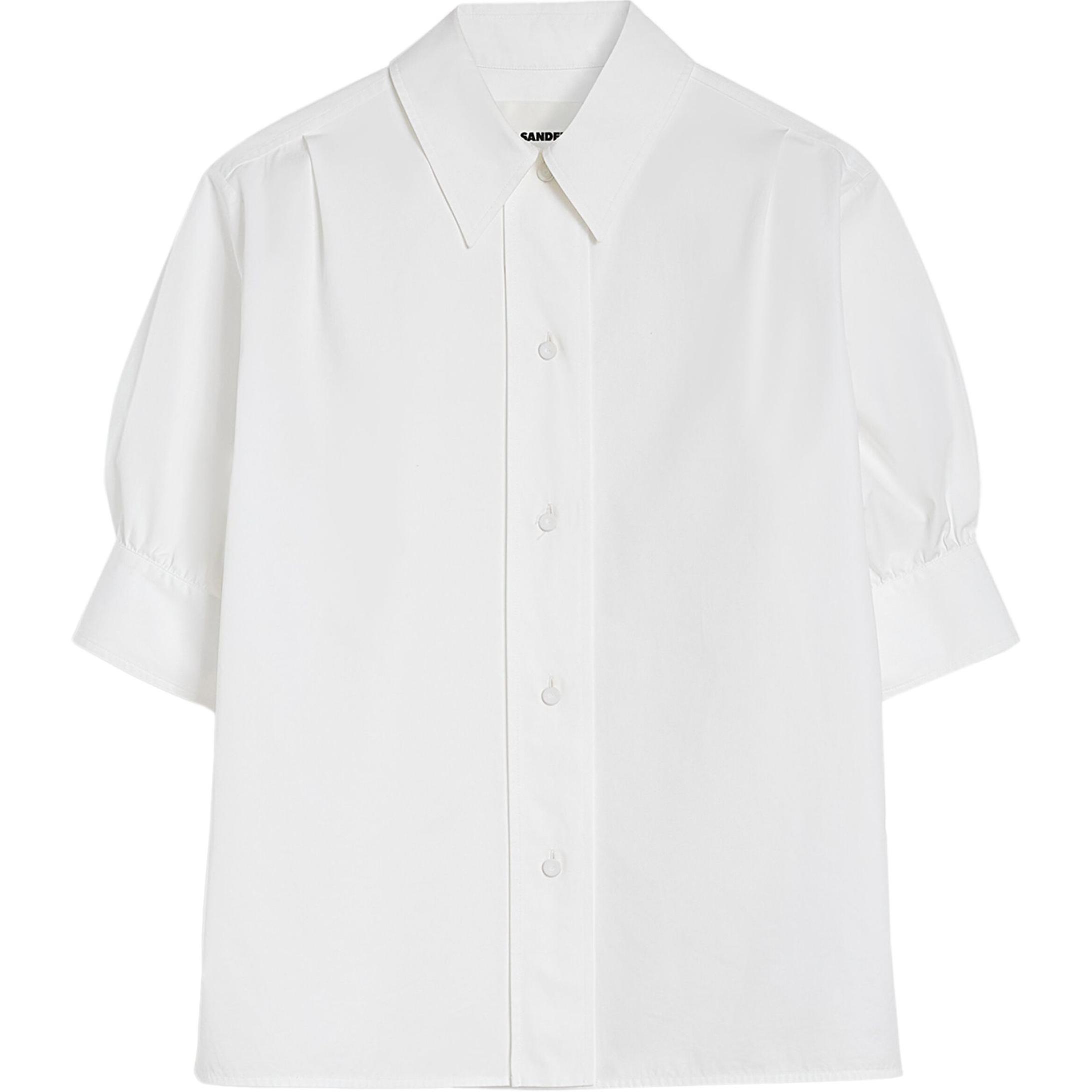 

Рубашка на пуговицах с коротким рукавом JIL SANDER, белый
