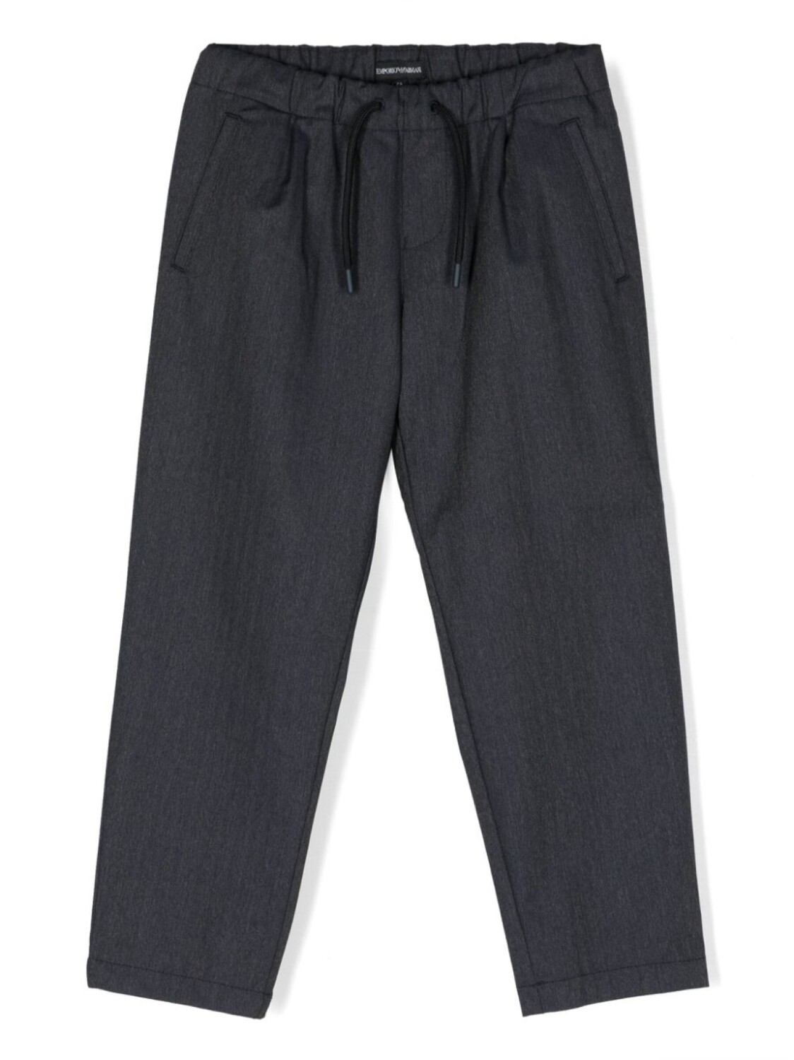 

Emporio Armani прямые брюки с кулиской, синий