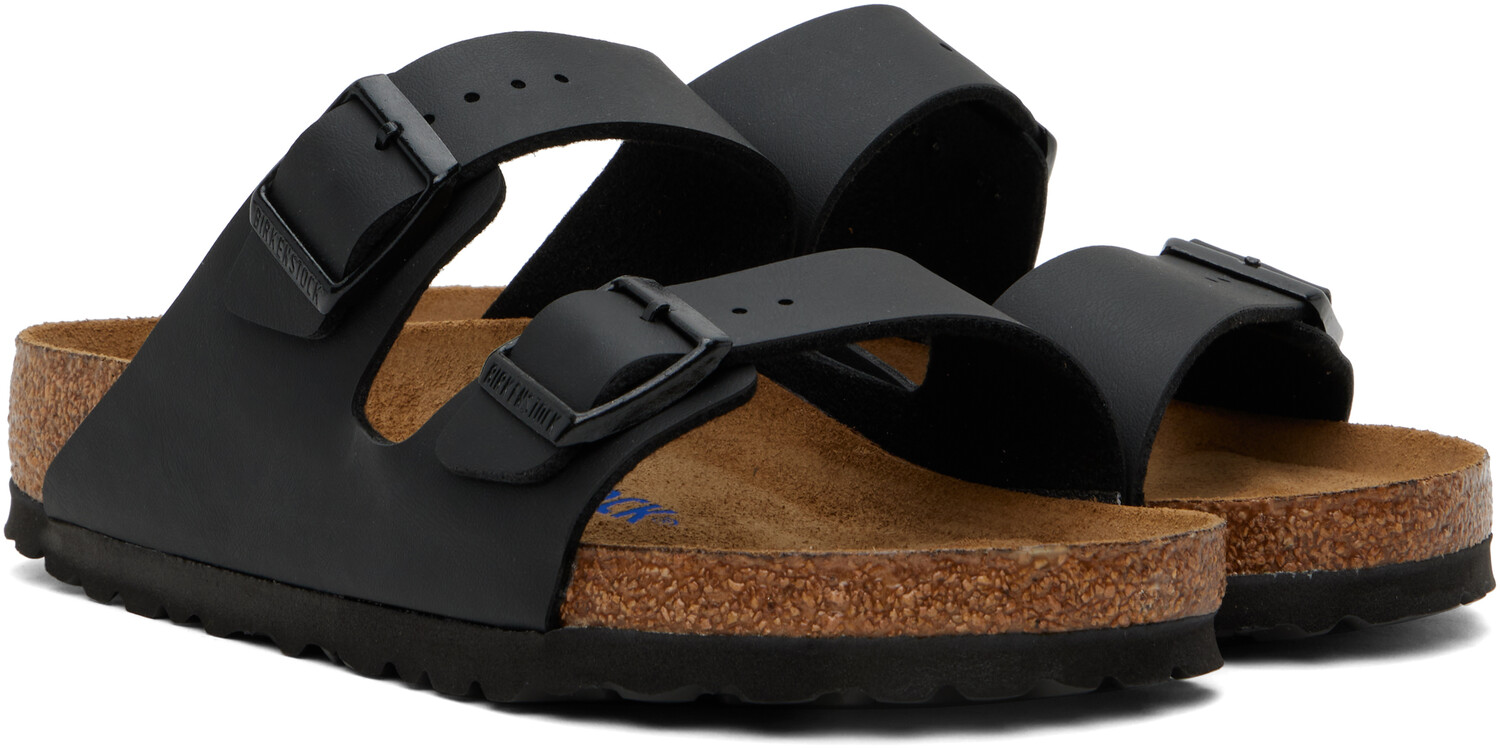 Обычные сандалии Аризона Birkenstock, черный — фото 4