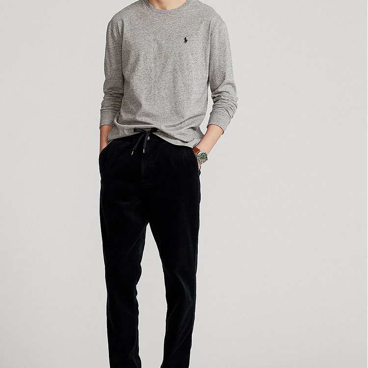 Футболка FW23 мужская серая Polo Ralph Lauren — фото 3