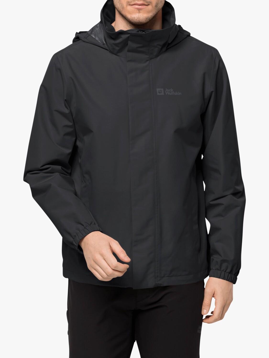 

Мужская водонепроницаемая куртка Stormy Point 2L Jack Wolfskin, черный