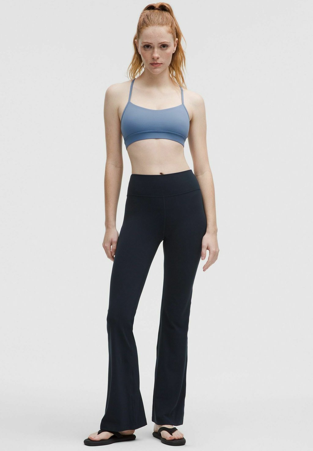 

Джеггинсы GROOVE NULU HIGH-RISE FLARED REGULAR lululemon, темно-синий