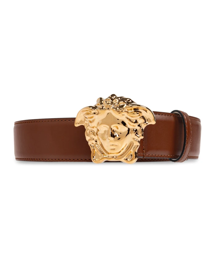 

Кожаный ремень Versace, коричневый