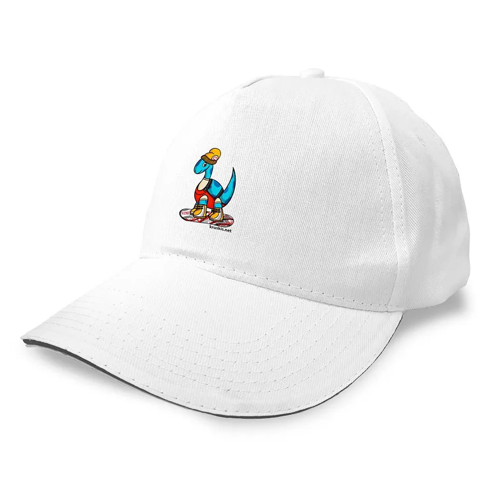 

Бейсболка Kruskis Dino Snow, белый