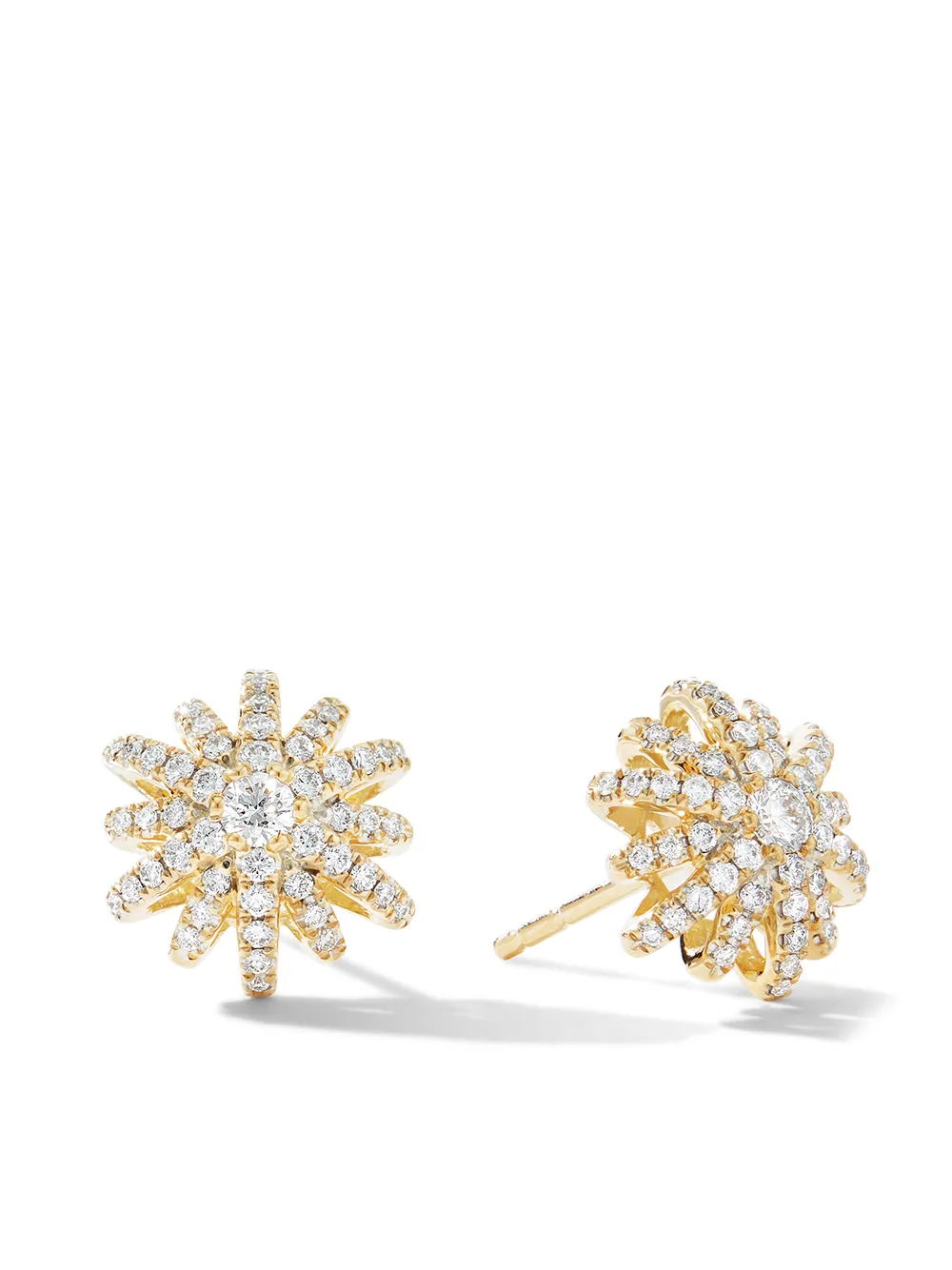 

Серьги-гвоздики Starburst из желтого золота с бриллиантами (11.7 мм) David Yurman, золотой