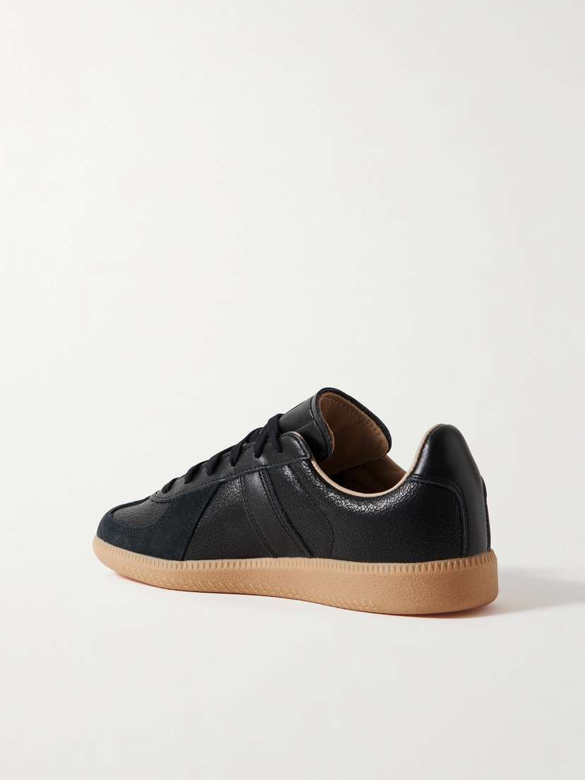 Кроссовки BW Army Lux из потрескавшейся кожи с замшевой отделкой Adidas Originals, черный — фото 3