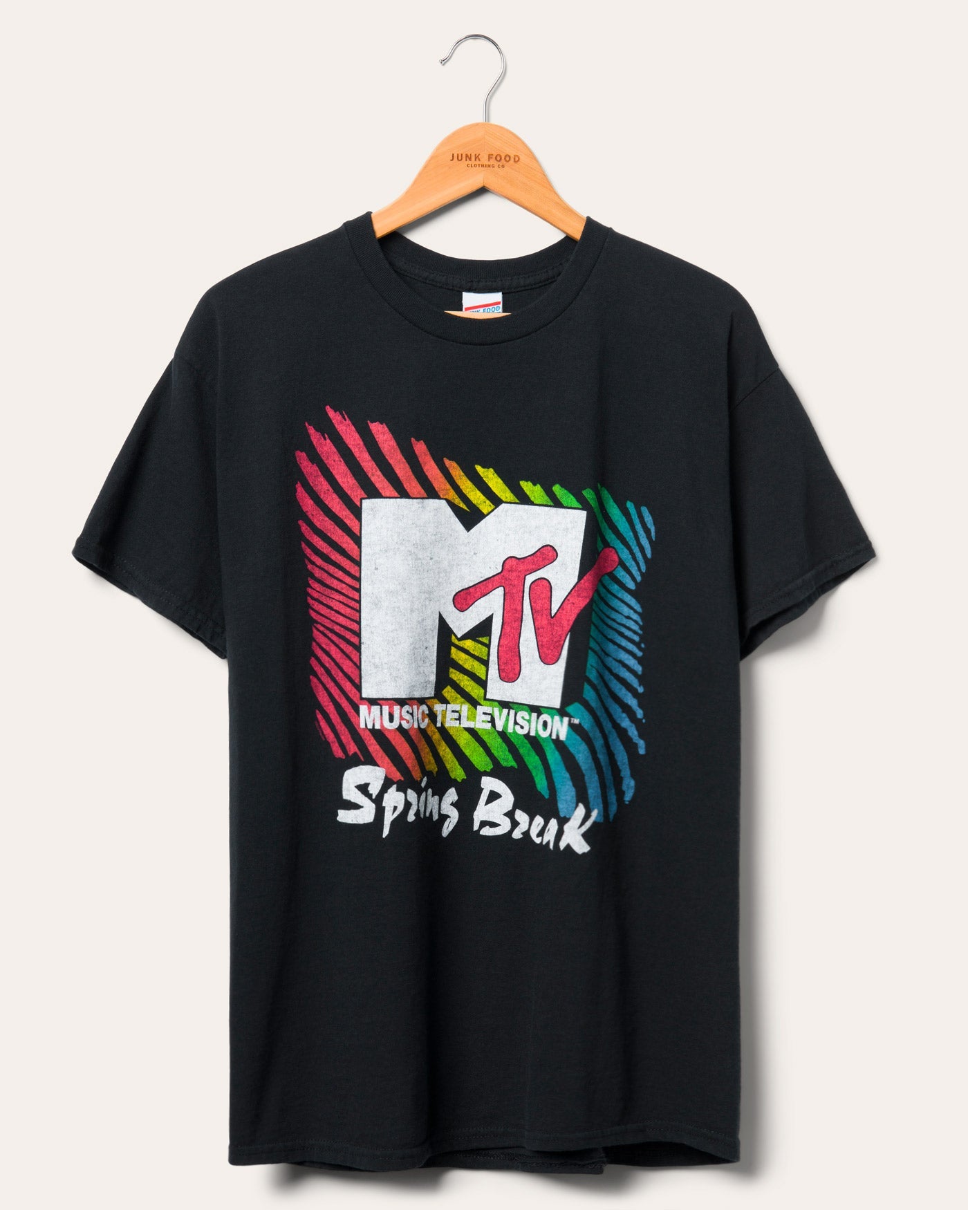 

Футболка MTV Spring Break Flea Market Junk Food Clothing, черный