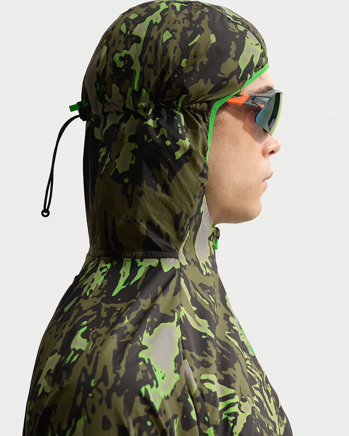Мужская трейловая куртка Nike ACG, College Grey/Black/Mean Green/Summit White — фото 3