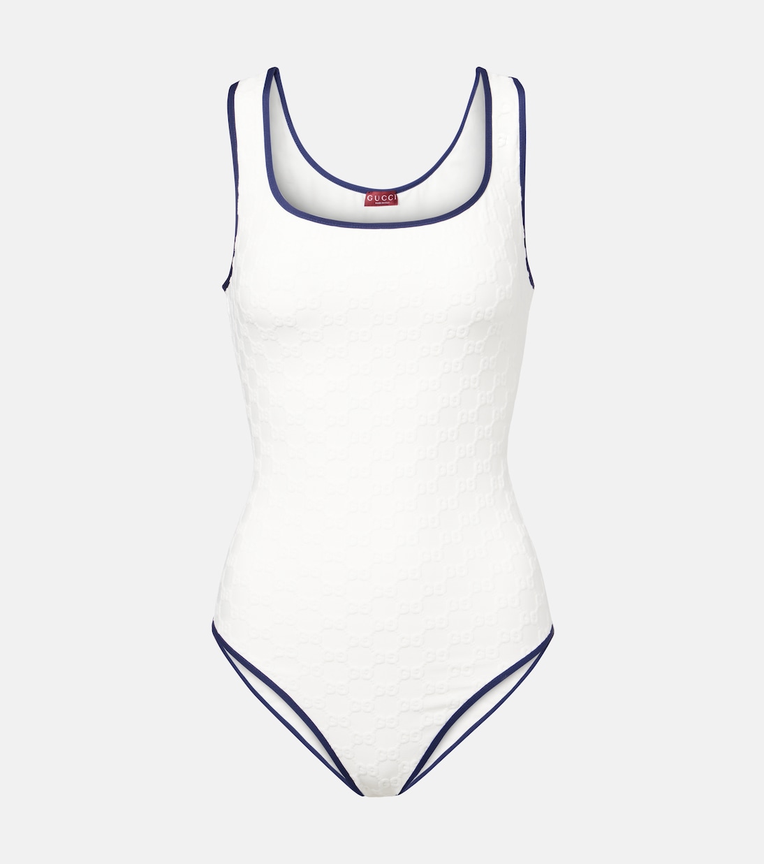 

Купальник GG terry jersey Gucci, White/Blue