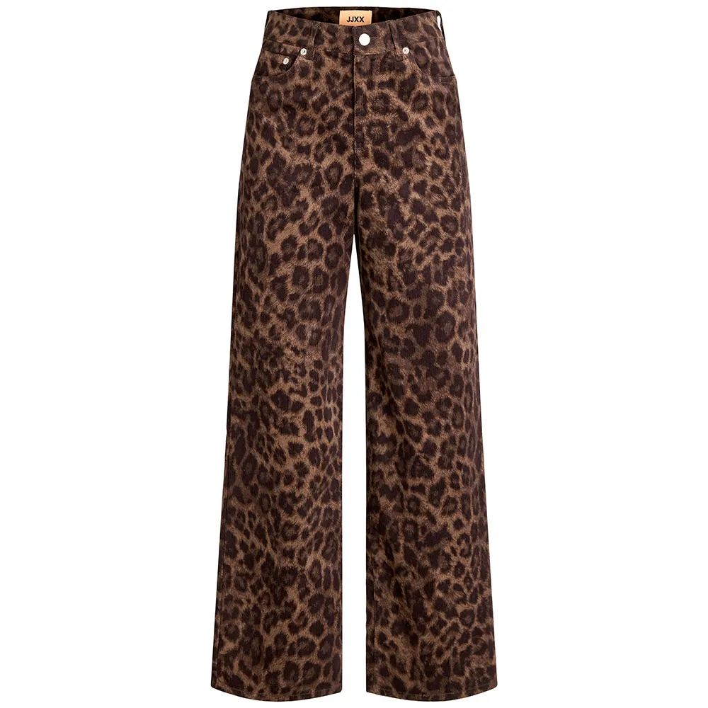 

Брюки Jack & Jones Zoe Gelly Wide JJXX high waist, коричневый