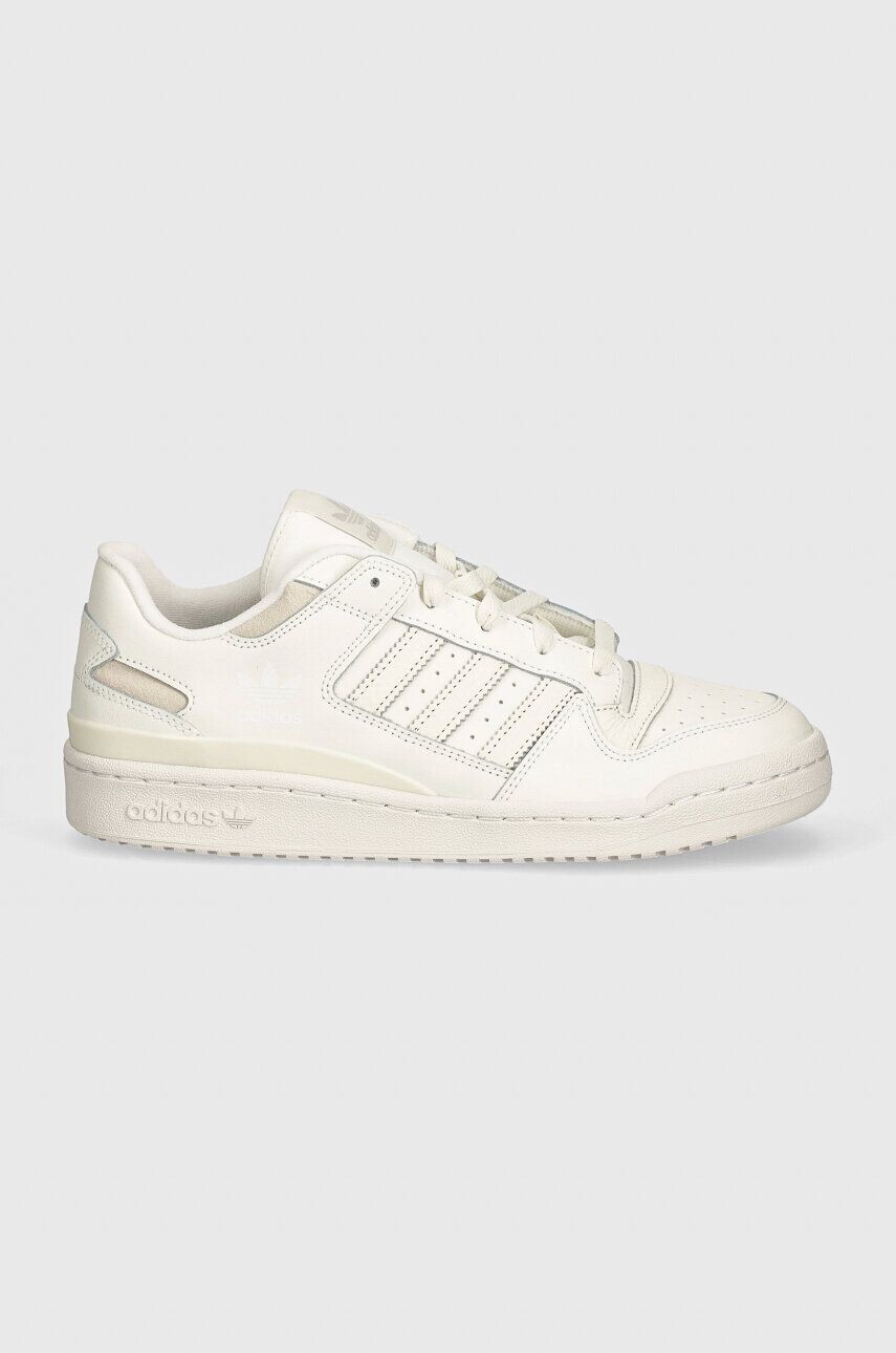 Adidas Originals Forum Низкие кожаные кроссовки, белый — фото 3