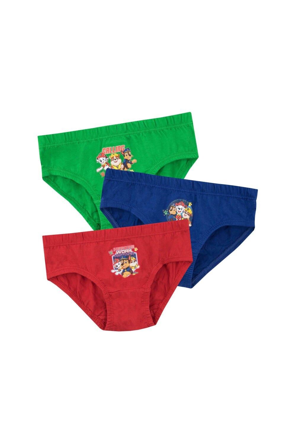

Комплект нижнего белья из Щенячьего патруля, 3 шт. Paw Patrol, красный