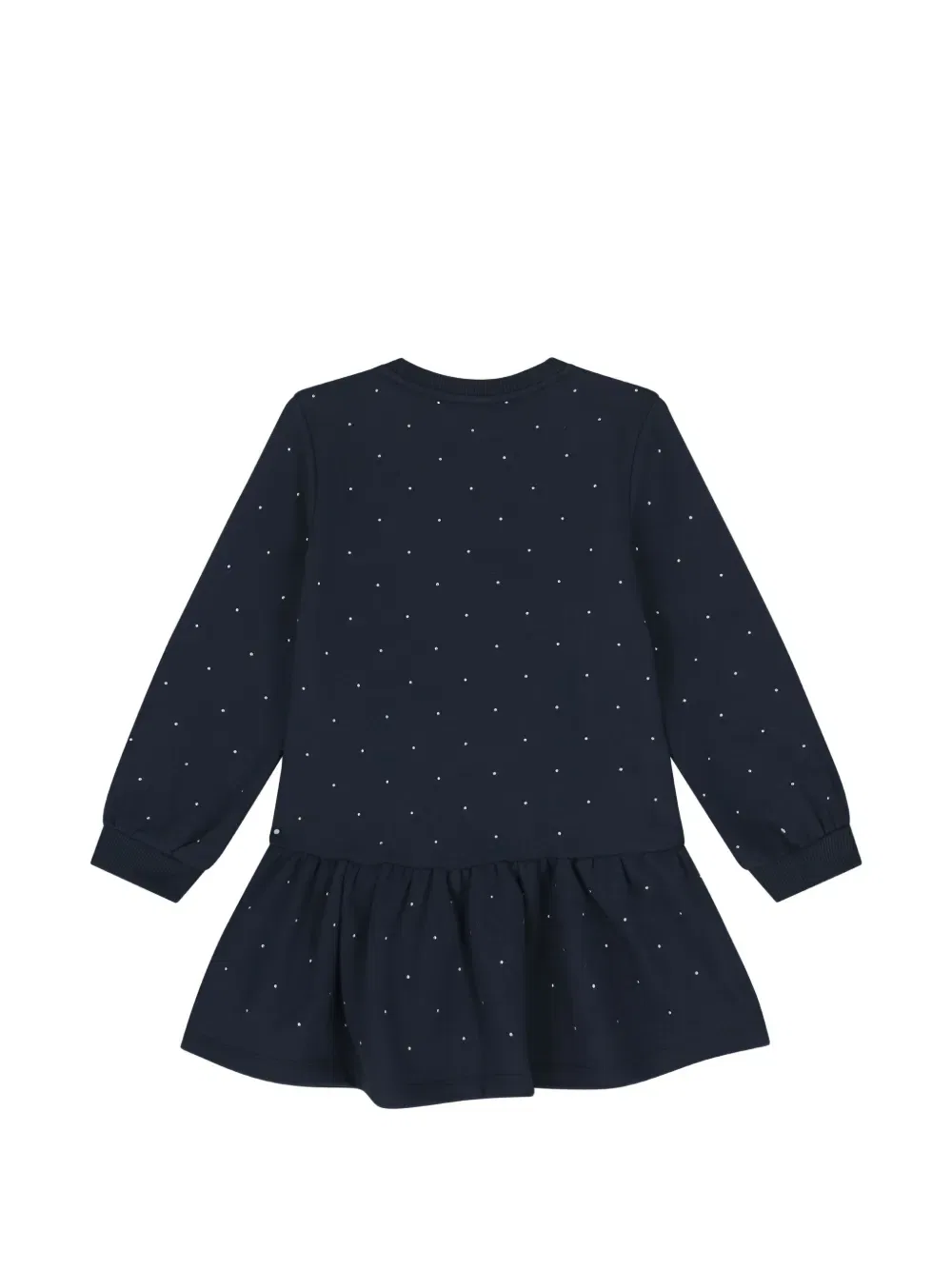 Платье в горошек с оборками Tommy Hilfiger Junior, синий — фото 2