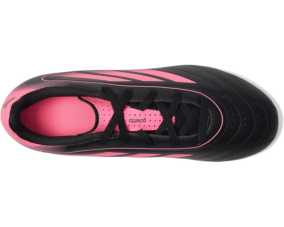 Кроссовки adidas Kids Goletto Ix Firm Ground/Multi Ground Soccer Cleats, цвет Black/Lucid Pink/Black — фото 2