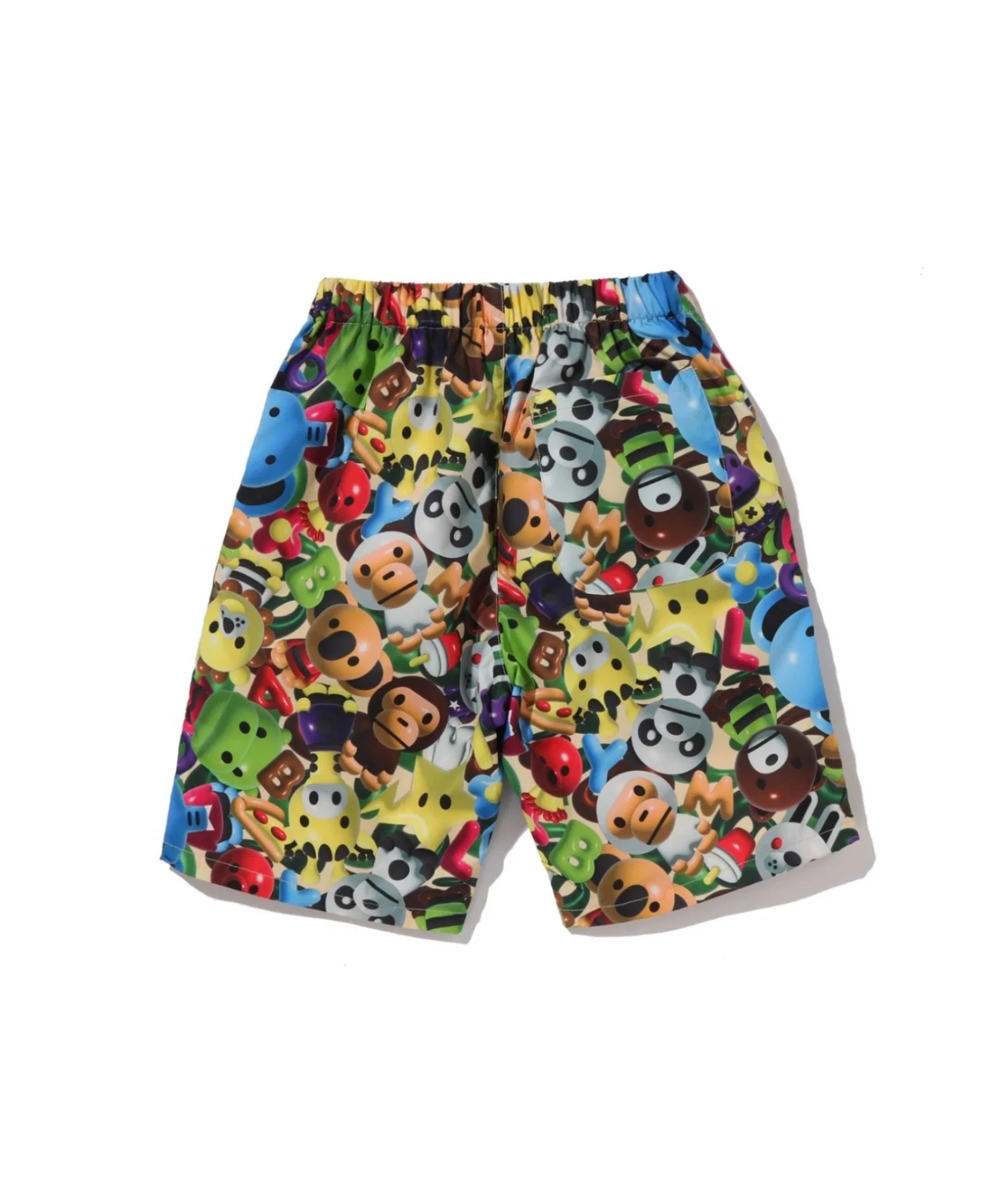Детские пляжные шорты A BATHING APE 3D MILO ALL FRIENDS — фото 2