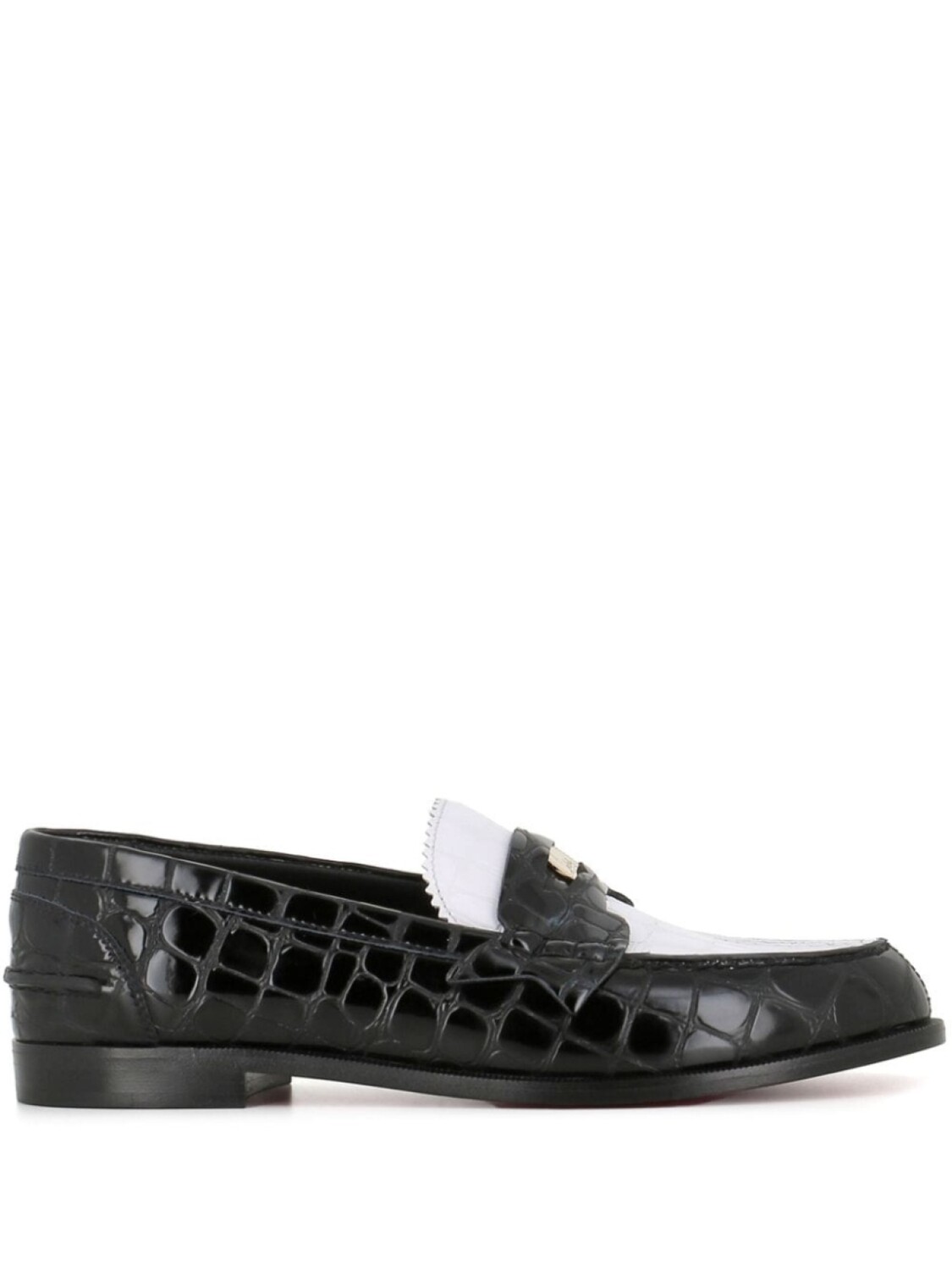 

Christian Louboutin кожаные лоферы, белый