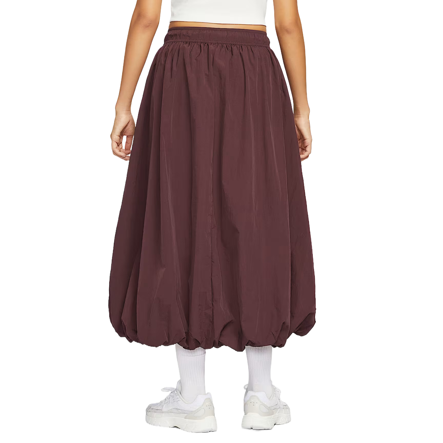 Спортивная повседневная длинная юбка Women's Nike, Burgundy — фото 4