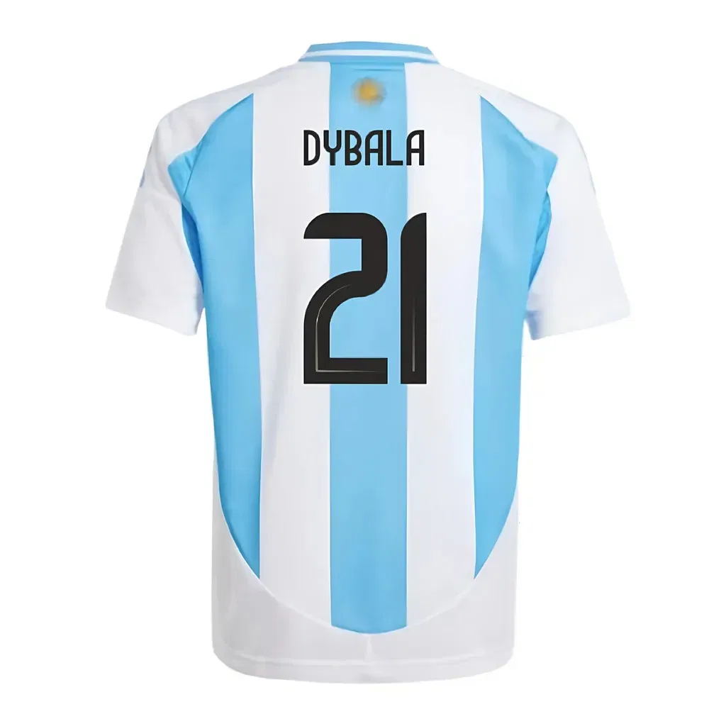 Домашняя футболка Argentina 2024-2025 Dybala 21, белый — фото 2