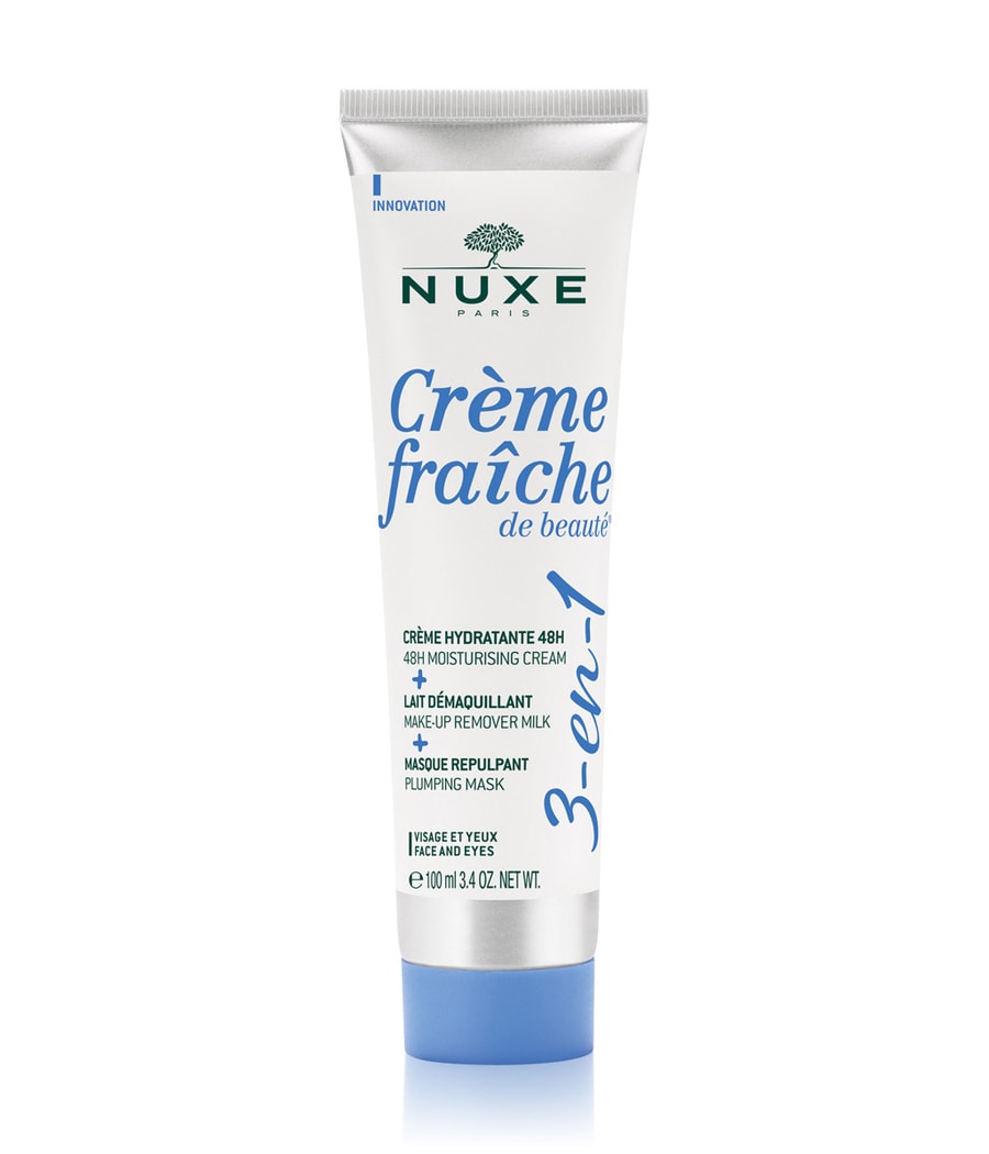

Крем для лица NUXE Crème Fraîche de Beauté 3-in-1 Multifunktionspflege Reinigung, Feuchtigkeitscreme und Maske, 100 ml