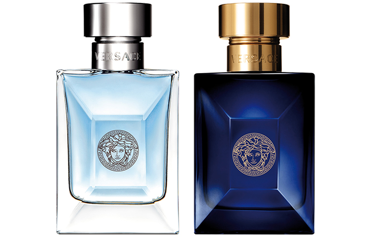 VERSACE Набор пробников туалетной воды glamor blue red men's, два флакона по 5 мл — фото 4