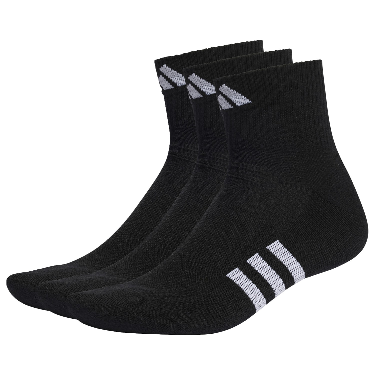 

Многофункциональные носки Adidas Performancef Cushioned Mid 3 Pack, цвет Black/Black/Black