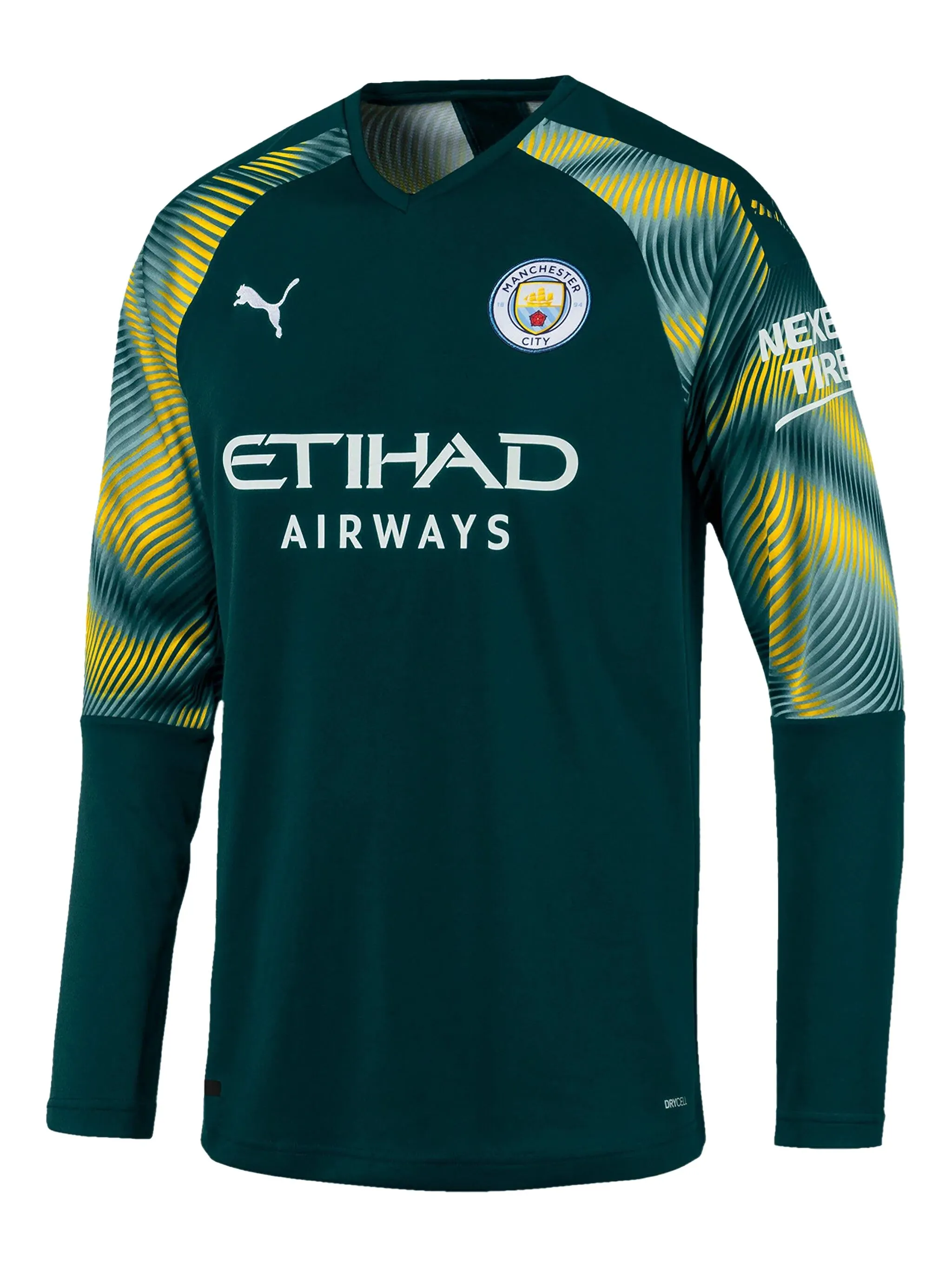 

Топ Manchester City с длинными рукавами Puma, зеленый