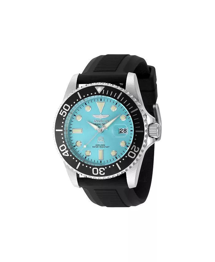 

Мужские часы Pro Diver Quartz 3 Hand с синим циферблатом, модель 48213 Invicta, черный
