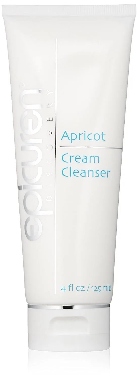 Крем для лица Epicuren Discovery — Очищающий со вкусом абрикоса, ,5 жидких унции. ( .), White, 113.4 г