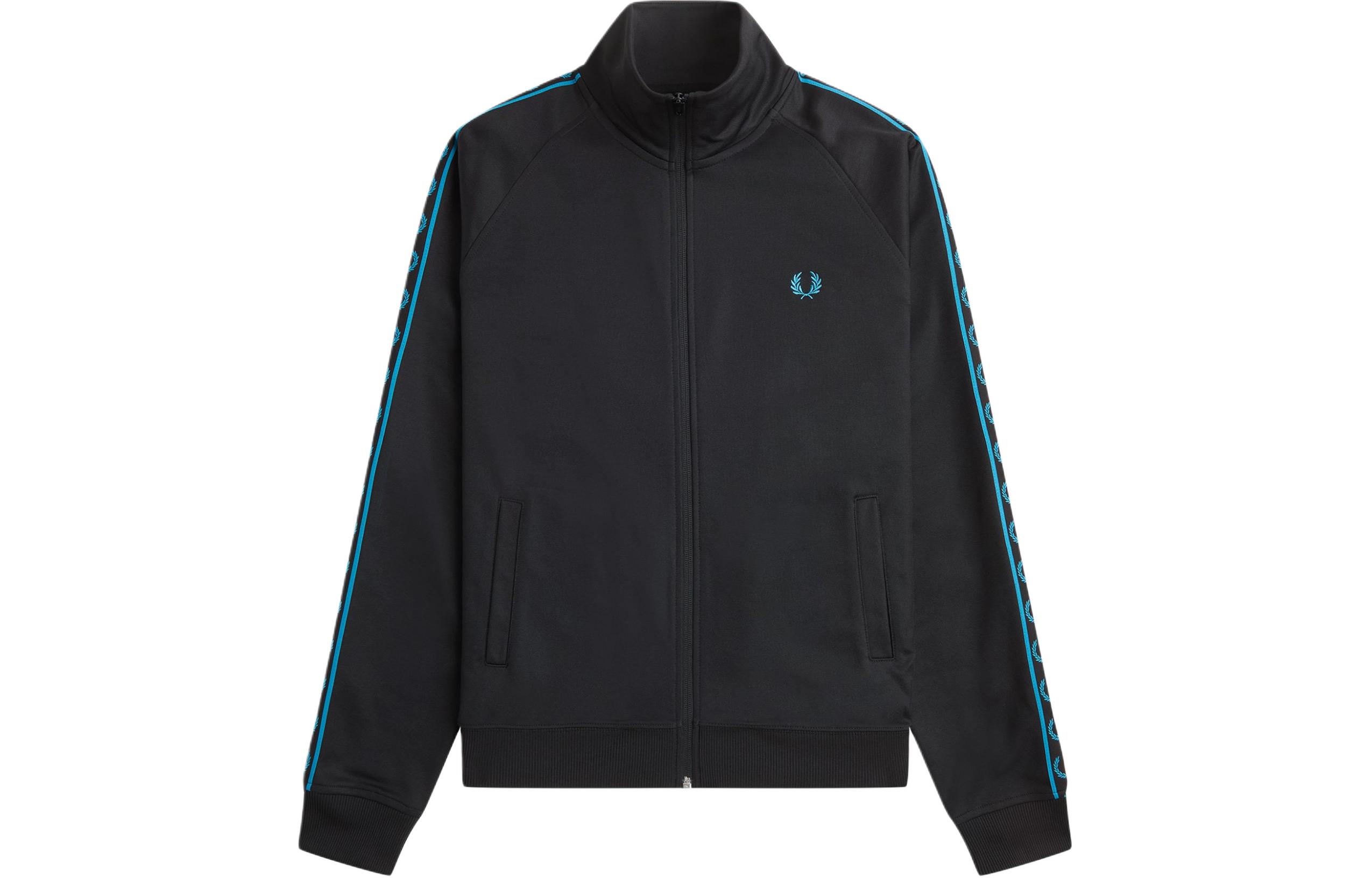 

FRED PERRY Детская куртка с вышитым логотипом, Black