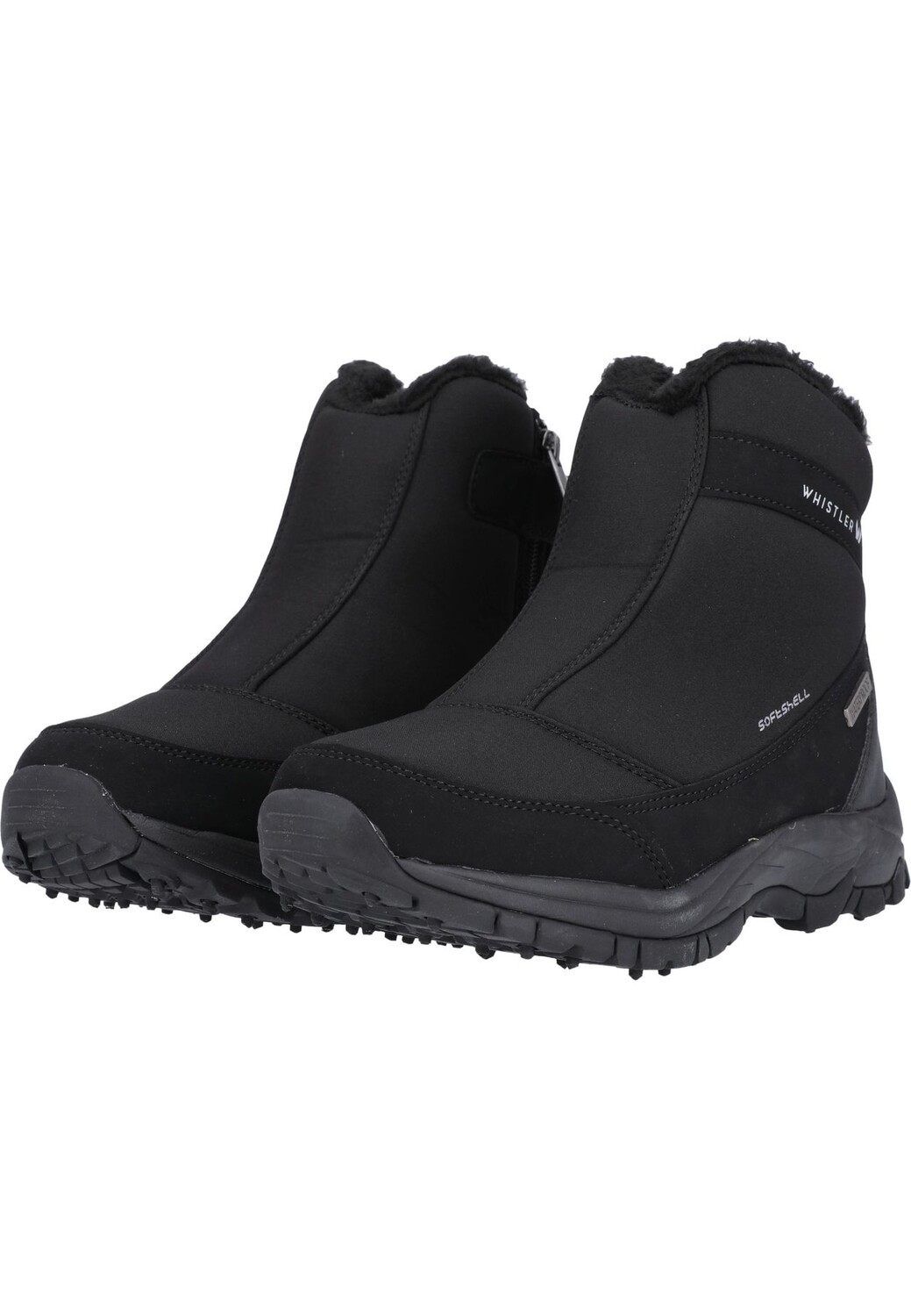 Ботинки Kinger с нескользящим покрытием и шипами WHISTLER, цвет 1001 Black — фото 4