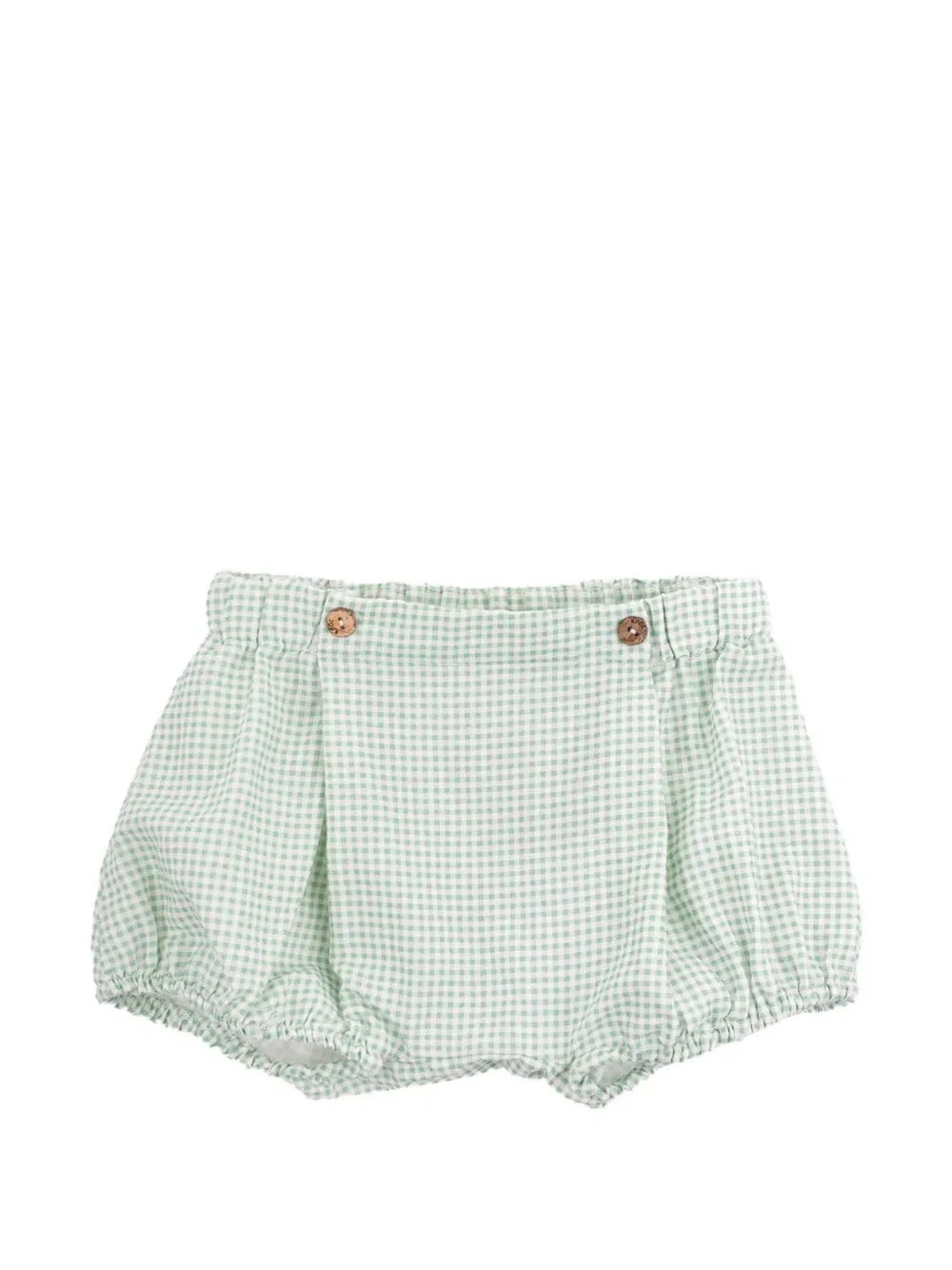 Шорты в клетку Luca bloomers Knot, зеленый