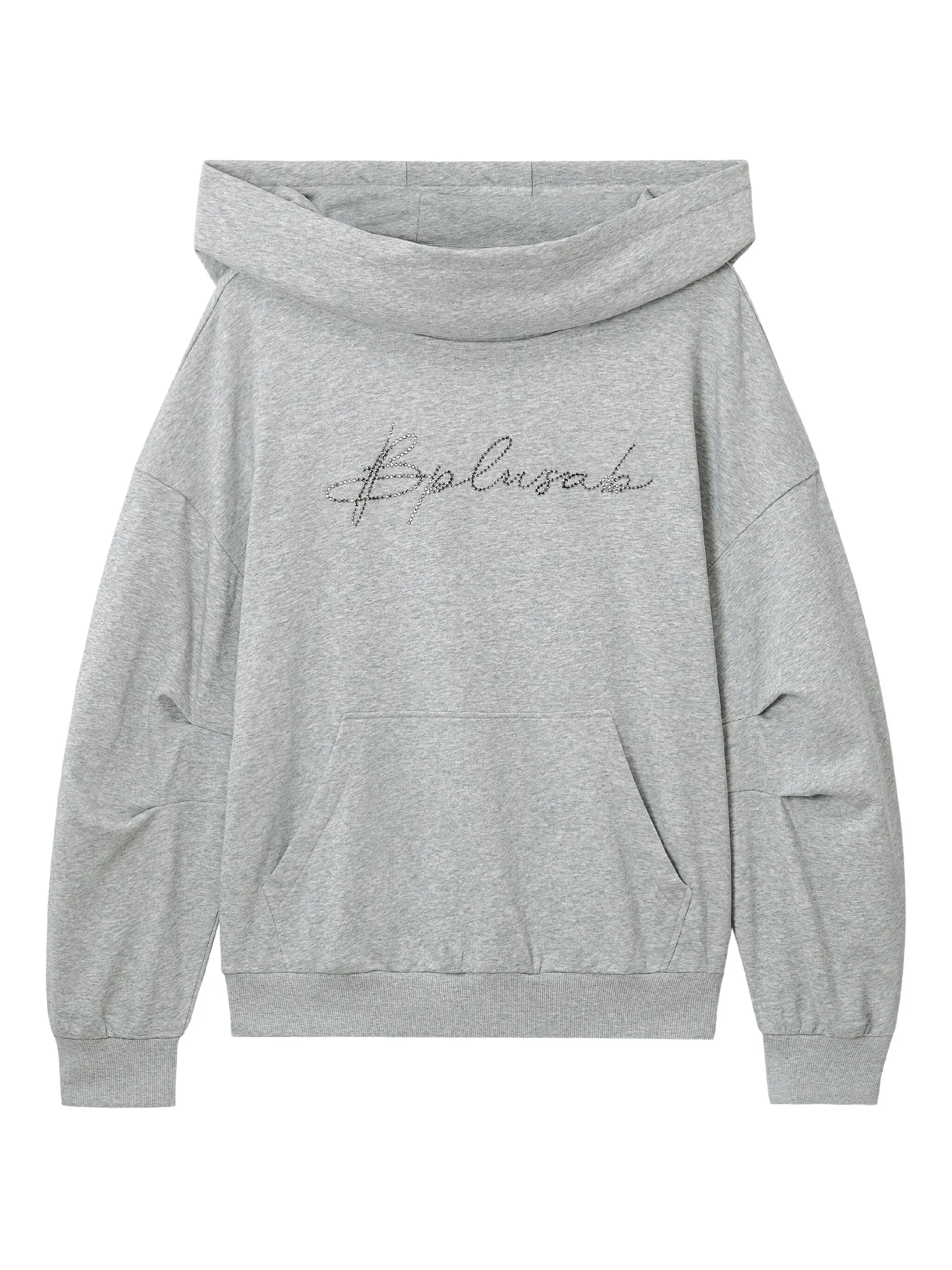 

Худи с воротником-хомутом B+Ab, серый